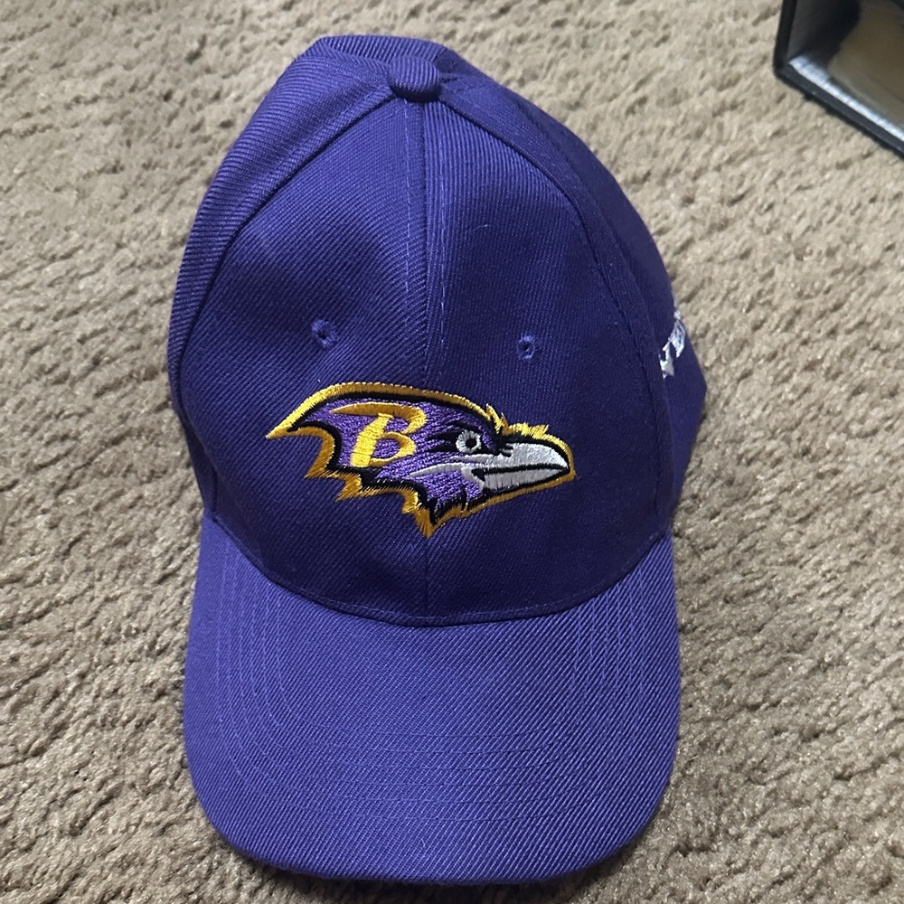 Purple Cap with Embroidered Bird Logo